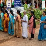 വേനൽച്ചൂടിനെ മറികടന്ന് 'വോട്ട് വേഗത'; കൊല്ലത്ത് പോളിംഗ് ബൂത്തുകളിൽ വോട്ടർമാരുടെ പ്രവാഹം