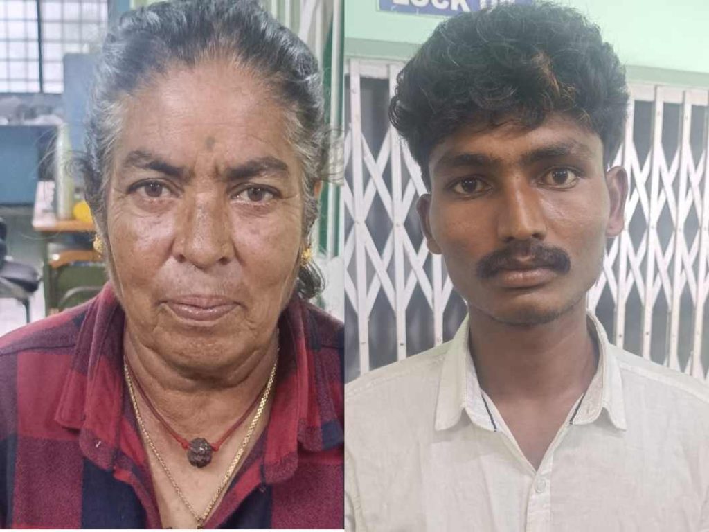 പുതിയകാവ് ക്ഷേത്രത്തിൽനിന്ന് സ്വർണ്ണമാല മോഷ്ടിച്ച തമിഴ്‌നാട് സ്വദേശികൾ പിടിയിൽ