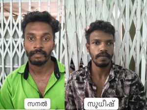 വീട്ടിൽ അതിക്രമിച്ച് കയറി യുവാവിനെയും മാതാവിനെയും ആക്രമിച്ച കേസിൽ രണ്ടുപേർ അറസ്റ്റിൽ