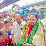 വിസ്റ്റാഡോം കോച്ചിന് ആവേശകരമായ സ്വീകരണം; എൻ.കെ. പ്രേമചന്ദ്രൻ എംപിയെ ആദരിച്ചു
